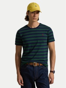 Polo Ralph Lauren T-Shirt 710803479031 Zielony Custom Slim Fit