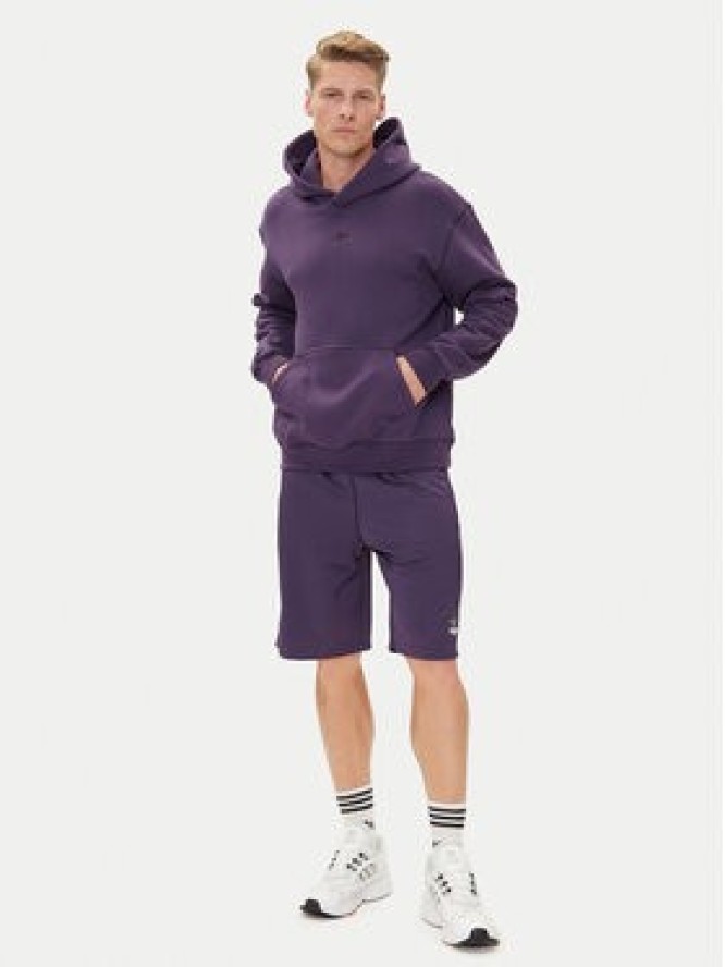 adidas Szorty sportowe Graphic Mesh JY2758 Fioletowy Loose Fit