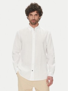 Hechter Paris Koszula 60356 151600 Biały Regular Fit