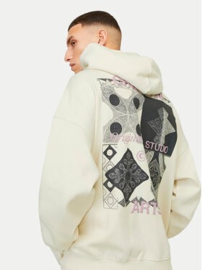 Jack & Jones Bluza Noho 12263036 Écru Oversize