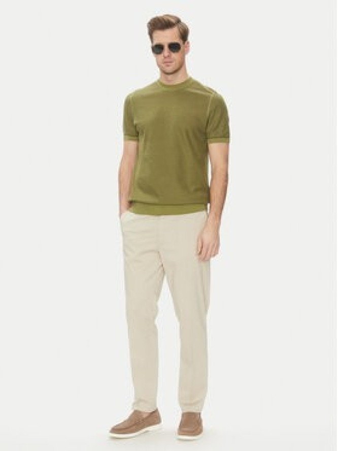 BOSS T-Shirt Jianfranco 50537642 Zielony Regular Fit