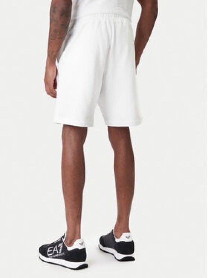 EA7 Emporio Armani Szorty sportowe 7M001414 AF22266 U0002 Biały Regular Fit