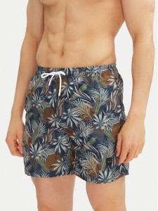 INDICODE Szorty kąpielowe Insandrino 70-896 Granatowy Regular Fit