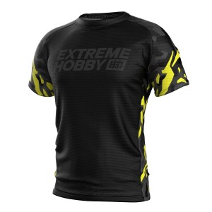 Koszulka Techniczna Sportowa Męska EXTREME HOBBY BLACK PANTHER