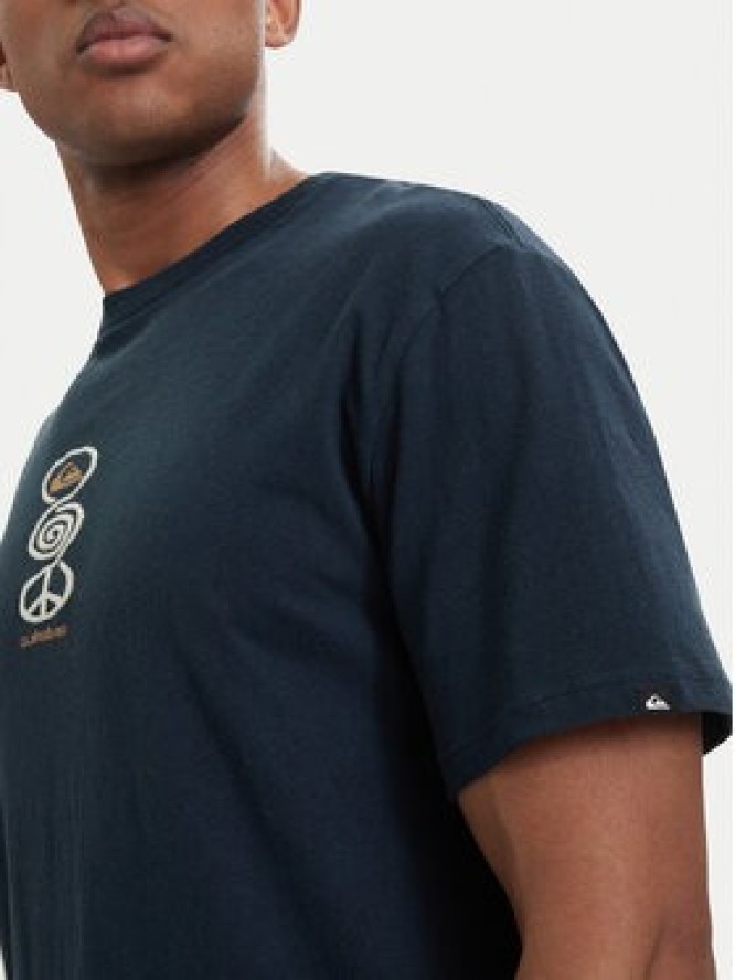 Quiksilver T-Shirt Harmony Spiral EQYZT08304 Granatowy Regular Fit