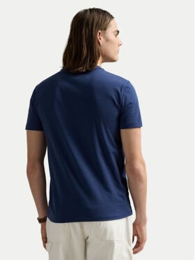 Polo Ralph Lauren T-Shirt 710671438426 Granatowy Custom Slim Fit