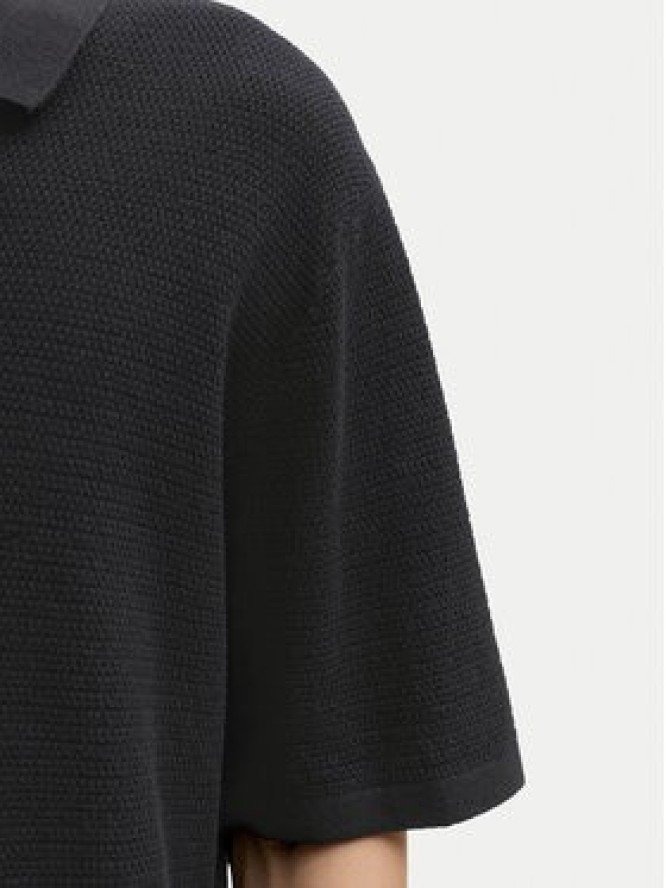 Jack & Jones Sweter George 12268281 Czarny Relaxed Fit