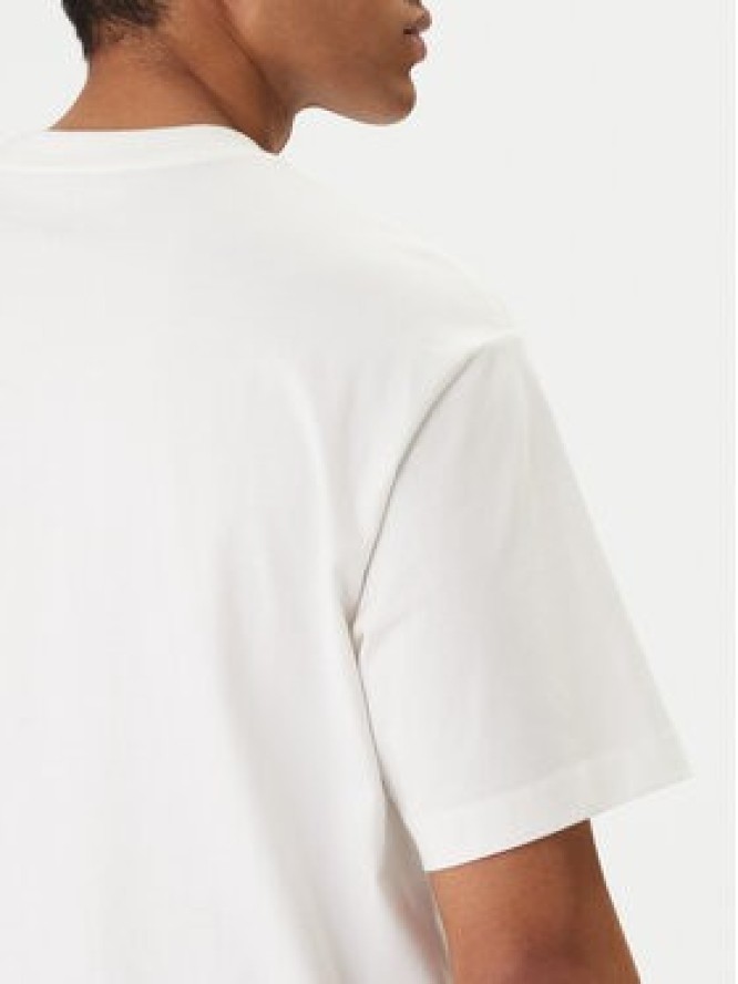 Calvin Klein Jeans T-Shirt Monologo Graphic LV04RE815G Biały Regular Fit
