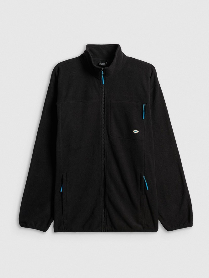 4F Polar relaxed ze stójką męski - czarny S