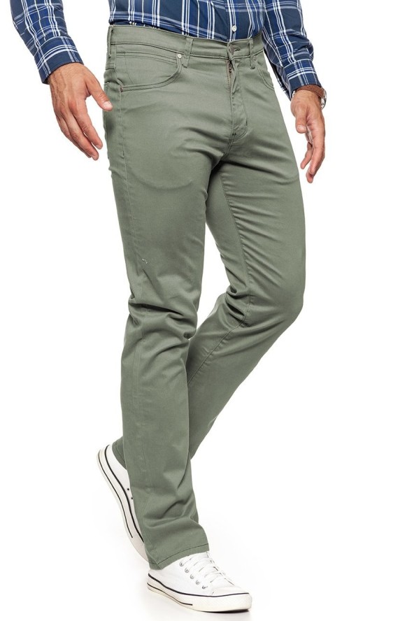 WRANGLER SPODNIE MĘSKIE ARIZONA DUSTY GREEN W12ORW457 112126447