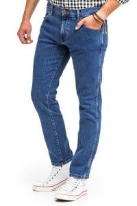 WRANGLER LARSTON MĘSKIE SPODNIE JEANSOWE COOL BLUE W18SKT32Q 112145868
