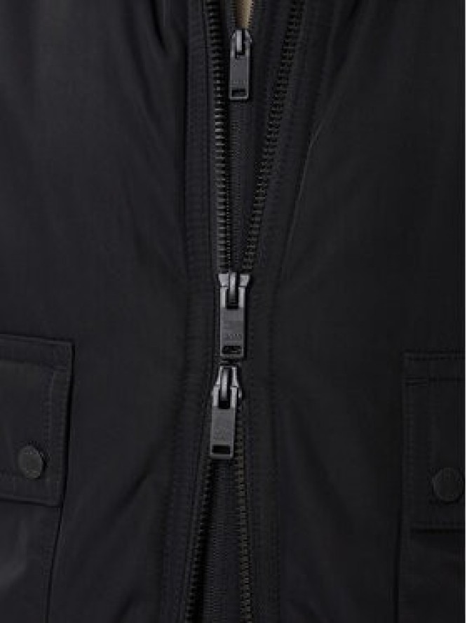 BOSS Kurtka bomber Oking 50543492 Czarny Oversize