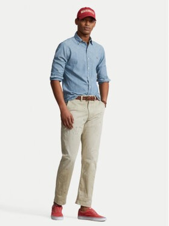 Polo Ralph Lauren Koszula Core Replen 710548538 Niebieski Slim Fit