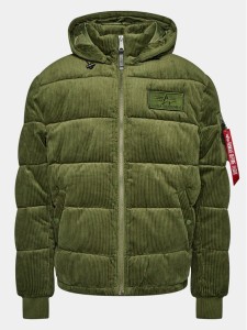 Alpha Industries Kurtka zimowa Cord 138118 Zielony Regular Fit