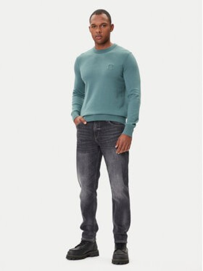 BOSS Sweter Kanovano_S 50527583 Zielony Regular Fit