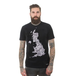 Koszulka dla dorosłych - UK Grounds - Preto