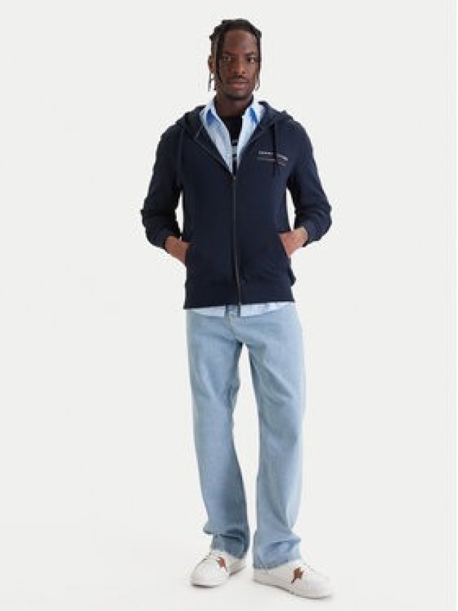 Tommy Hilfiger Bluza Brand Love MW0MW42462 Granatowy Regular Fit