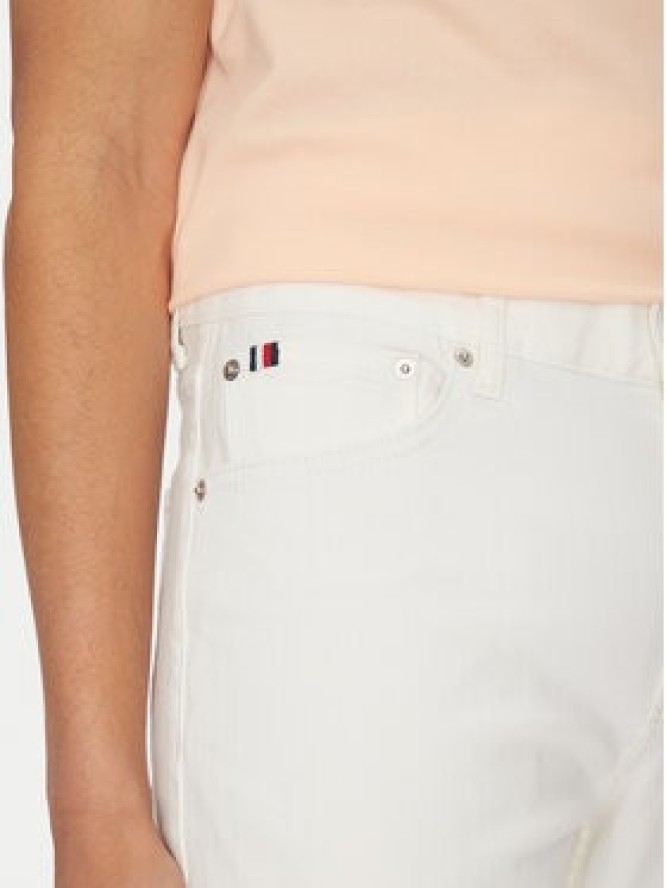 Tommy Hilfiger Jeansy Denton MW0MW38812 Biały Straight Fit