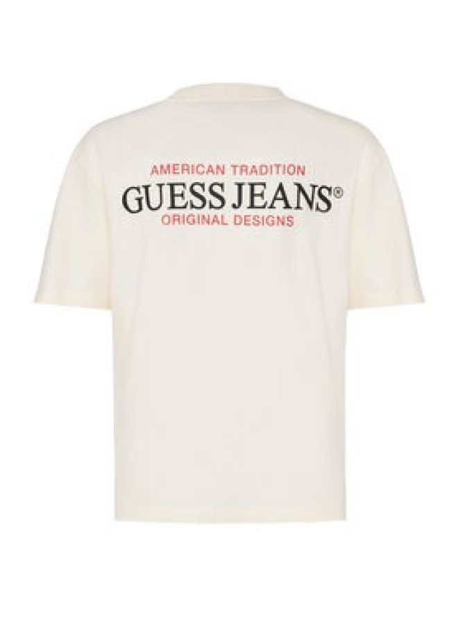 Guess Jeans T-Shirt M4BI75 K8FQ4 Écru Overshirt Fit
