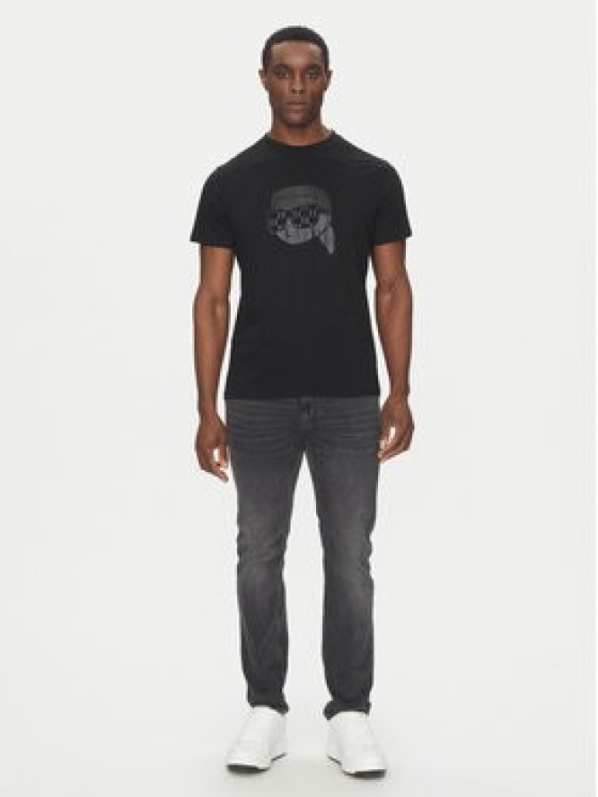 KARL LAGERFELD T-Shirt 755076 552251 Czarny Regular Fit