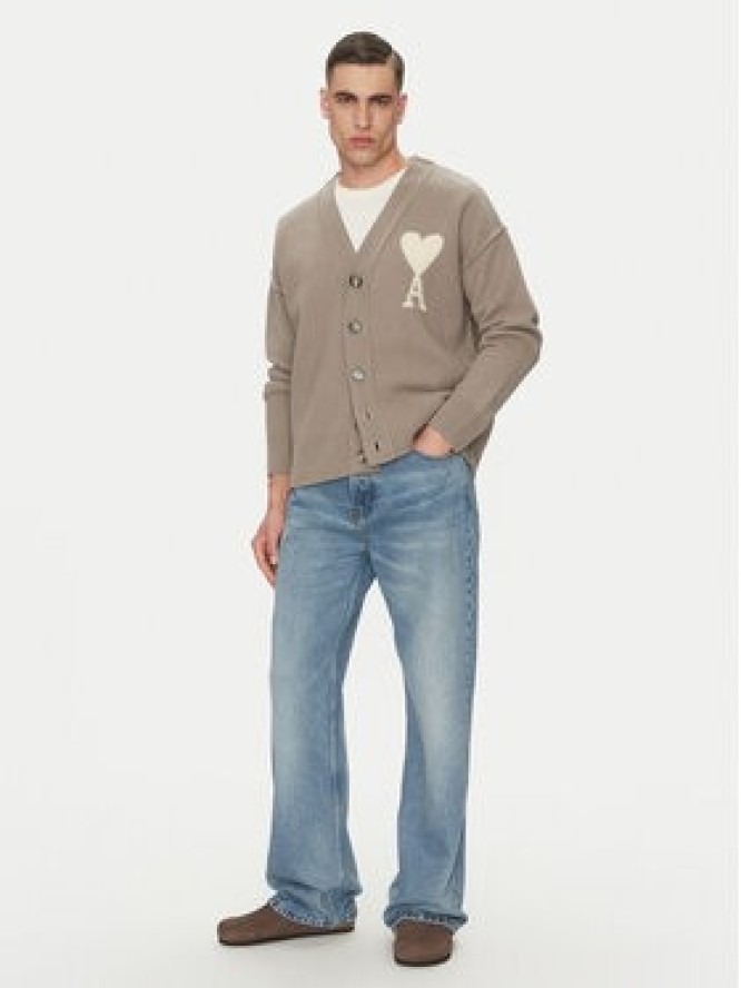 AMI Paris Jeansy HTR450.DE0046 Niebieski Large Fit