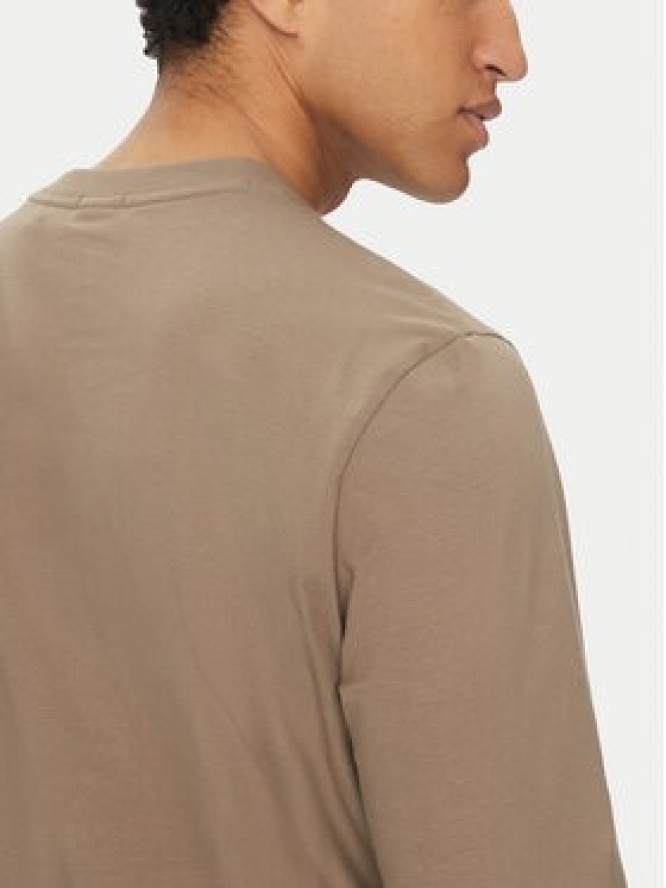 BOSS Longsleeve 50506365 Beżowy Regular Fit