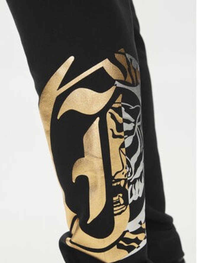 Just Cavalli Spodnie dresowe 76OAAG24 Czarny Regular Fit