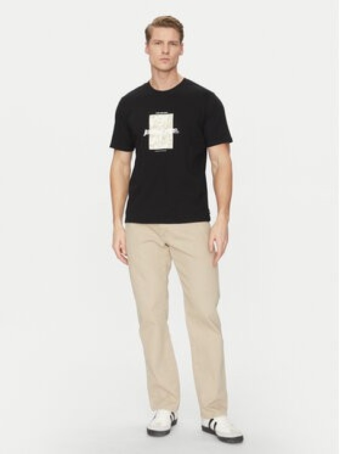 Jack & Jones T-Shirt Tarmac 12273239 Czarny Regular Fit