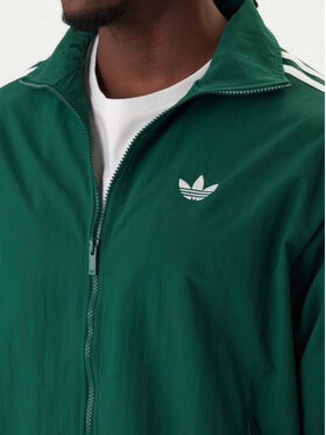 adidas Bluza Firebird KC8018 Zielony Regular Fit