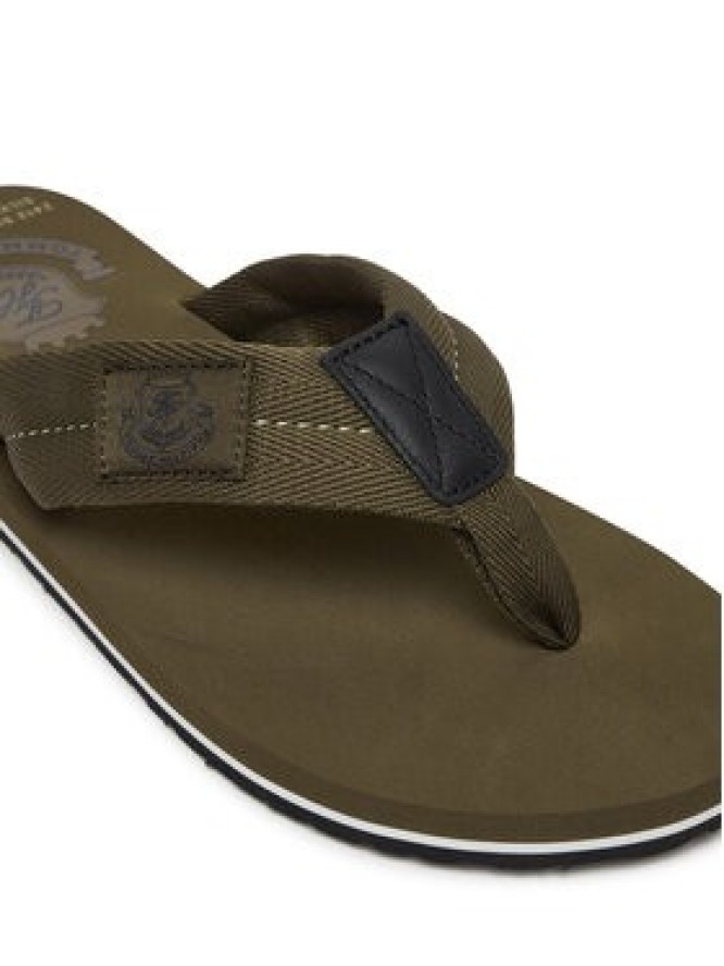 Tommy Hilfiger Japonki Patch Hilfiger Beach Sandal FM0FM05804 Zielony