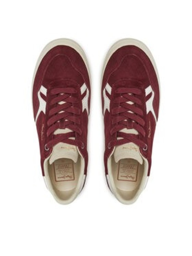 Pepe Jeans Sneakersy PMS31058 Bordowy