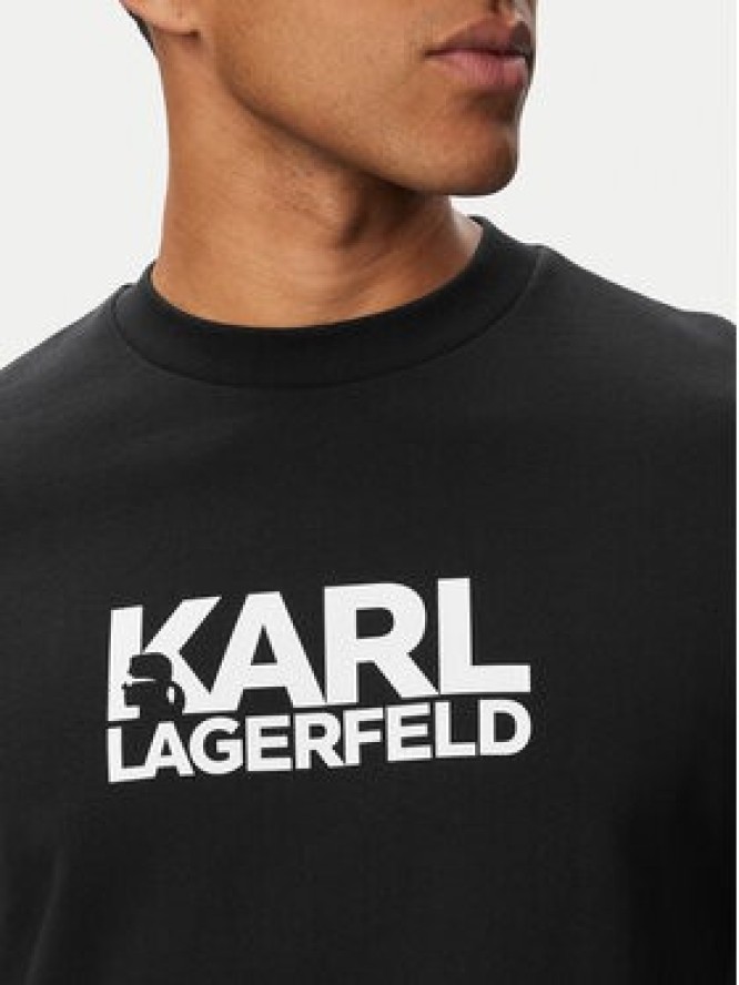 KARL LAGERFELD Bluza 705780 563917 Niebieski jasny Regular Fit
