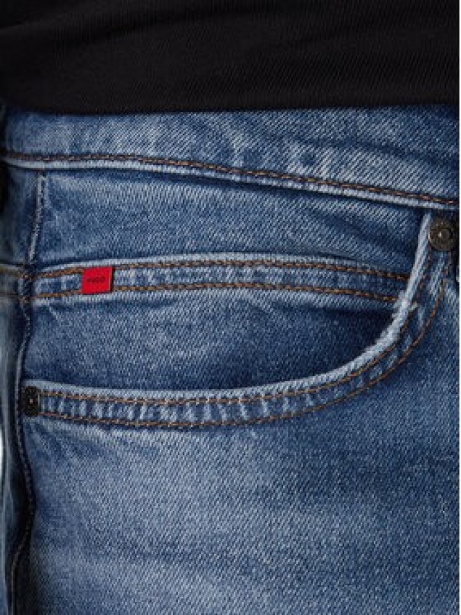 HUGO Jeansy 50555181 Niebieski Regular Fit