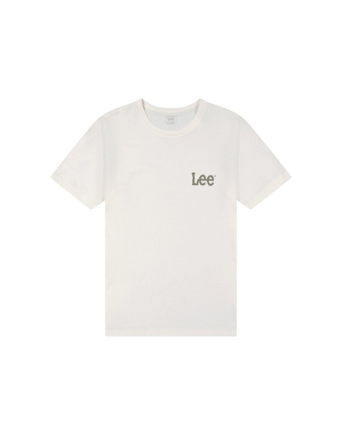 MĘSKA KOSZULKA LEE MEDIUM WOBBLY LEE TEE ECRU 112370504