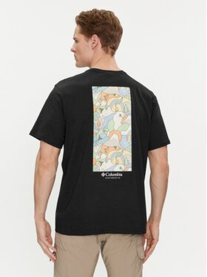 Columbia T-Shirt Explorers Canyon™ 2036451 Czarny Regular Fit