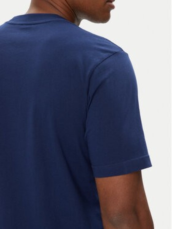 adidas T-Shirt Essentials Small Logo JF1093 Granatowy Regular Fit