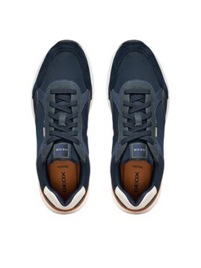 Geox Sneakersy U Branthon U65LCB 0EK11 C4KF4 Granatowy