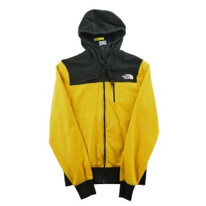 Second life - Bluza z kapturem męska The North Face rozpinana złota - Stan dobry