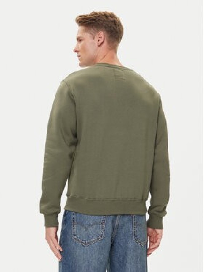 Alpha Industries Bluza Basic 188307 Zielony Regular Fit
