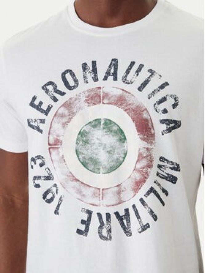 Aeronautica Militare T-Shirt 261TS2538UJ00727 Biały Regular Fit