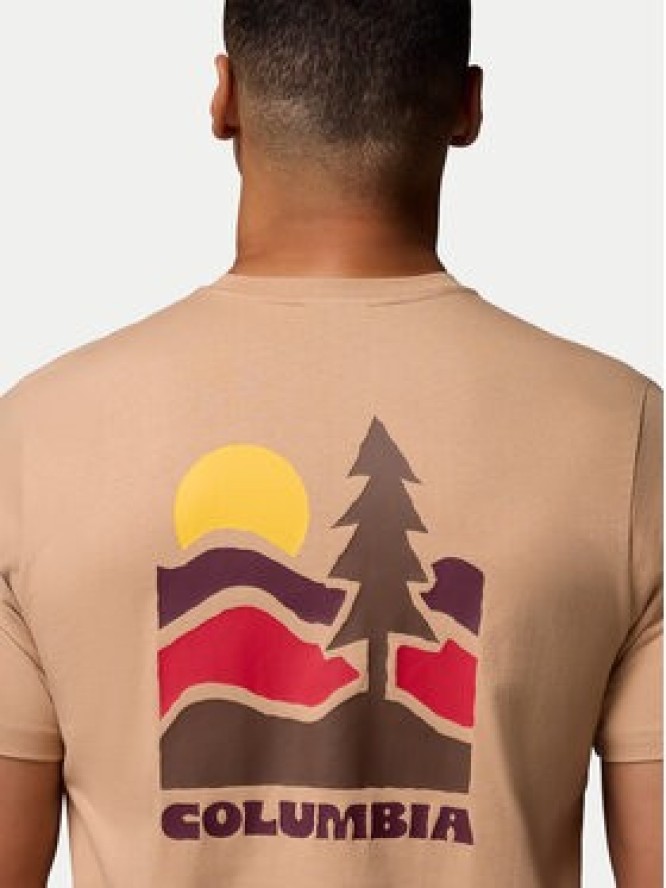Columbia T-Shirt Explorers Canyon™ 2036451 Beżowy Regular Fit