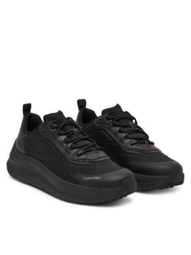 Calvin Klein Sneakersy Chunky Runner Laceup HM0HM02224 Czarny