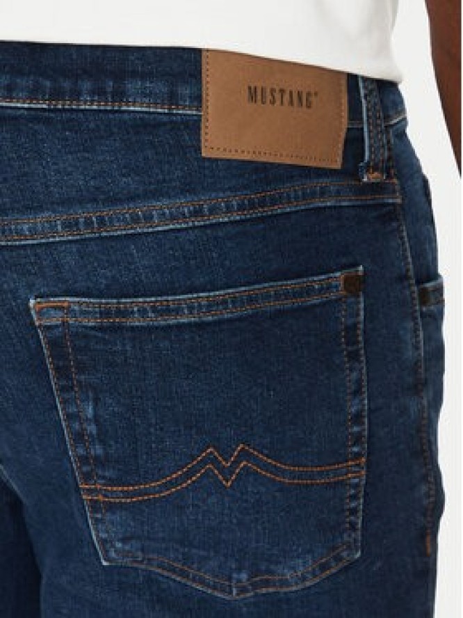 Mustang Jeansy Tramper 1013715 Granatowy Straight Leg