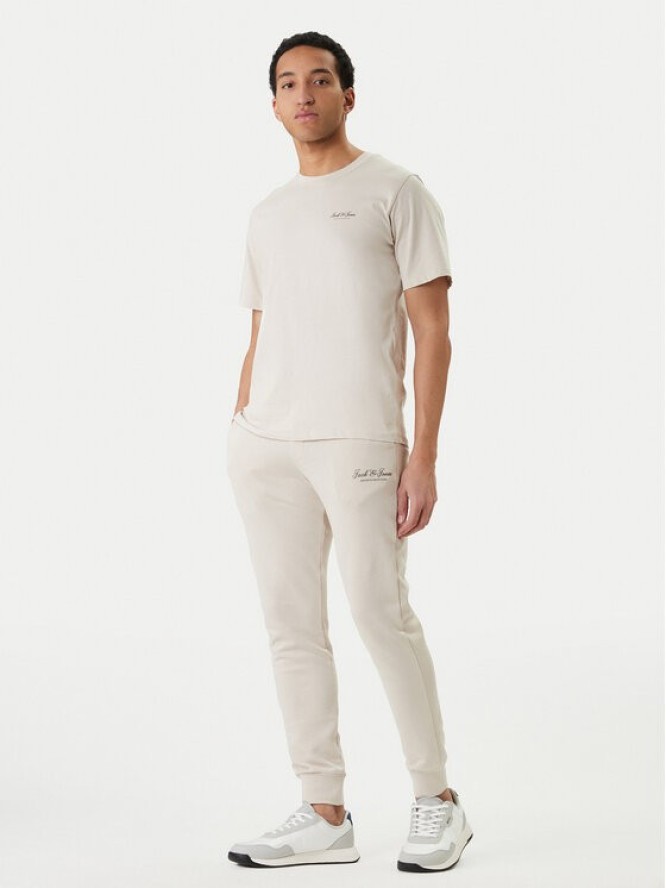 Jack & Jones T-Shirt Earchive 12297641 Beżowy Regular Fit