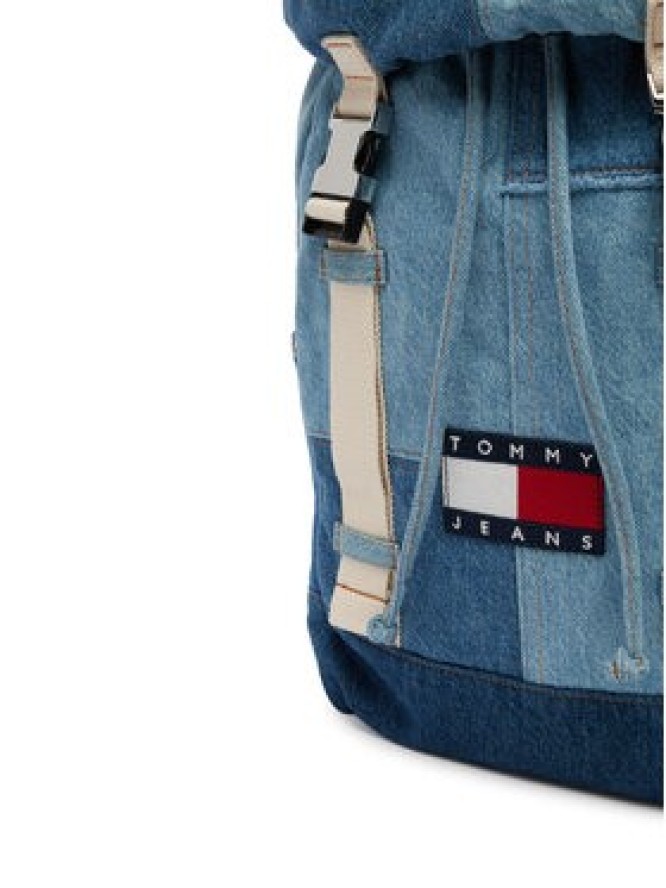 Tommy Jeans Plecak Tjm Denim Patchwork Backpack AM0AM14268 Niebieski