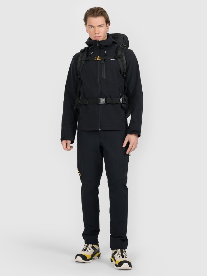 4F Kurtka softshell wiatroodporna membrana 8000 męska - czarna M