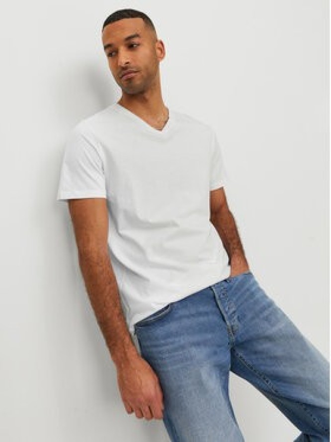 Jack & Jones T-Shirt Basic 12156102 Biały Standard Fit