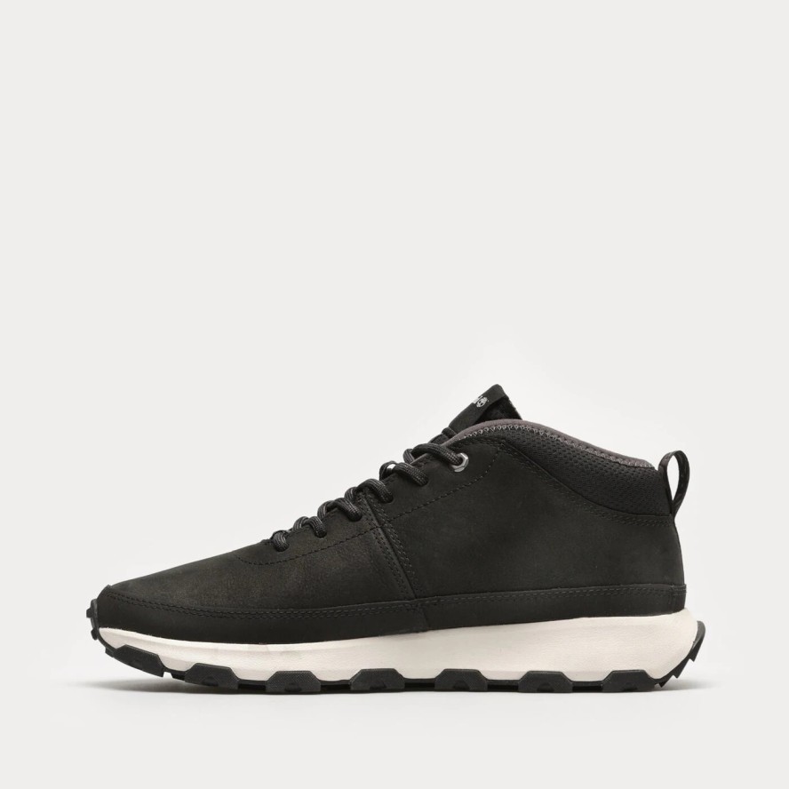 Timberland Winsor Trail MID LACE UP SNEAKER JET BLACK Trzewiki męskie