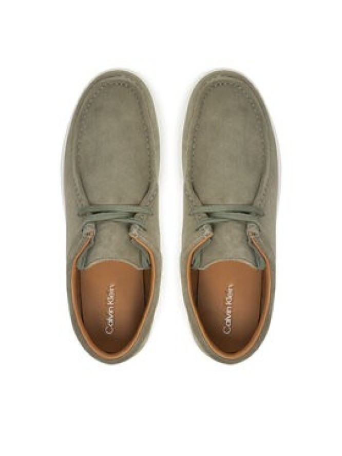 Calvin Klein Półbuty Hybrid Apron Laceup Su HM0HM01967 Zielony