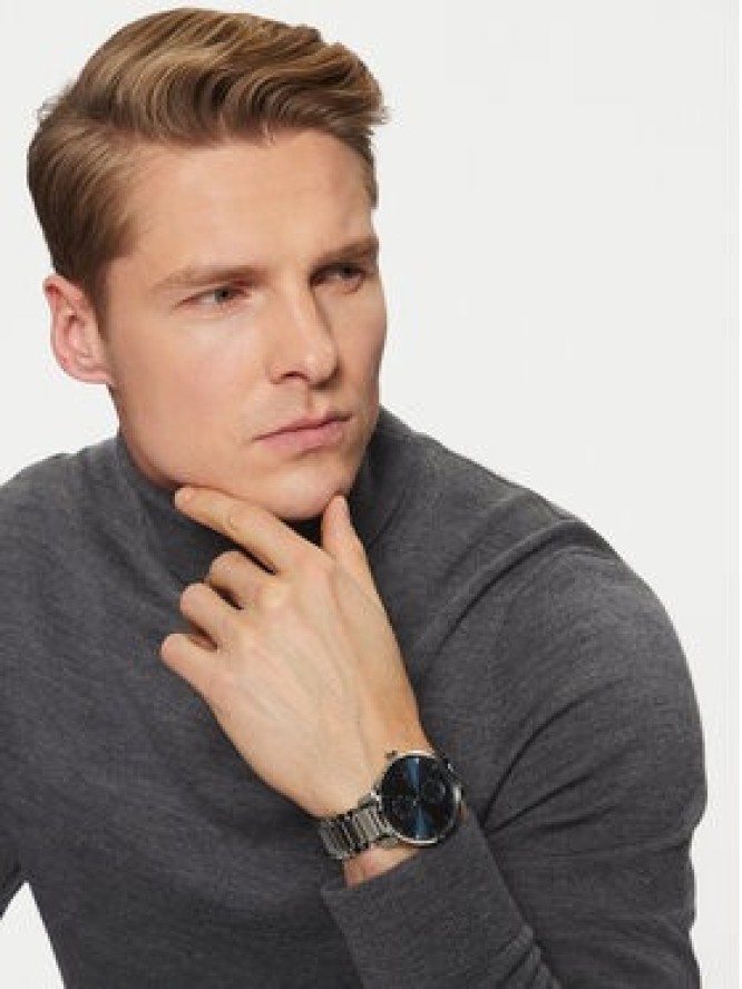 BOSS Zegarek Tyler 1514106 Srebrny